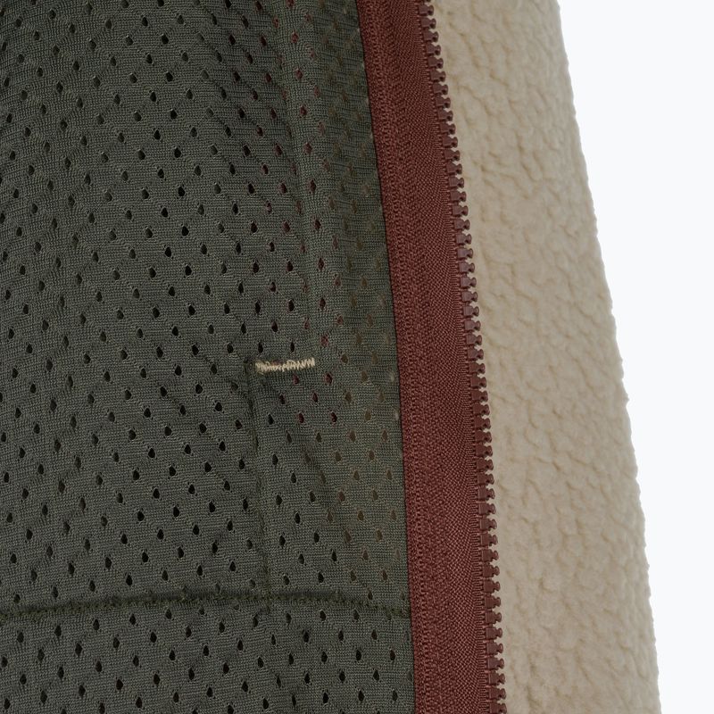Felpa da uomo in pile Patagonia Retro Pile el cap khaki c/sisu marrone 10