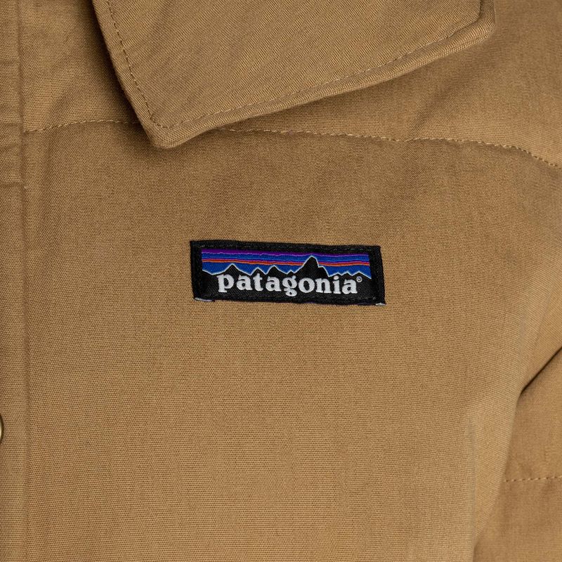 Parka donna Patagonia Cotton Down nido marrone 10
