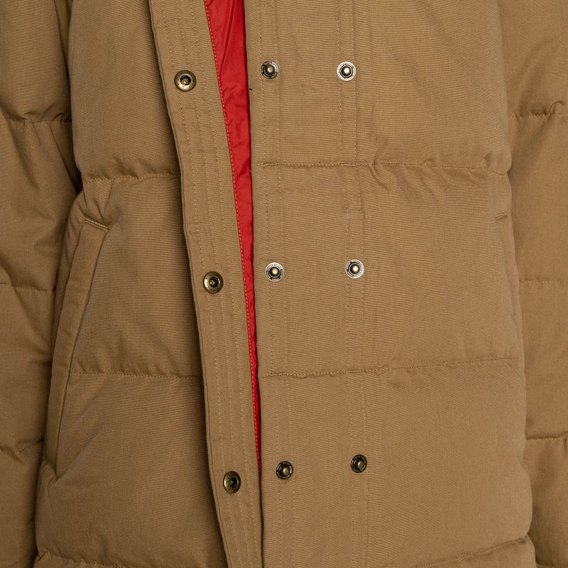 Parka donna Patagonia Cotton Down nido marrone 12