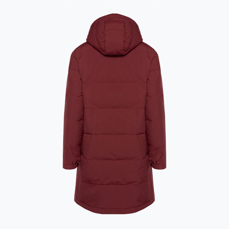 Patagonia Downdrift Parka da donna in piuma d'oca rosso carminio 2