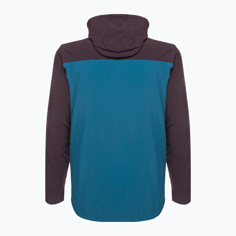 Giacca a vento Patagonia Isthmus Anorak da uomo blu lagom 2