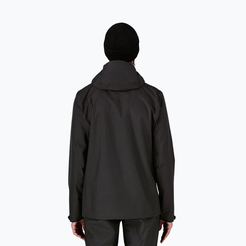 Patagonia giacca antipioggia da uomo Triolet nero 5
