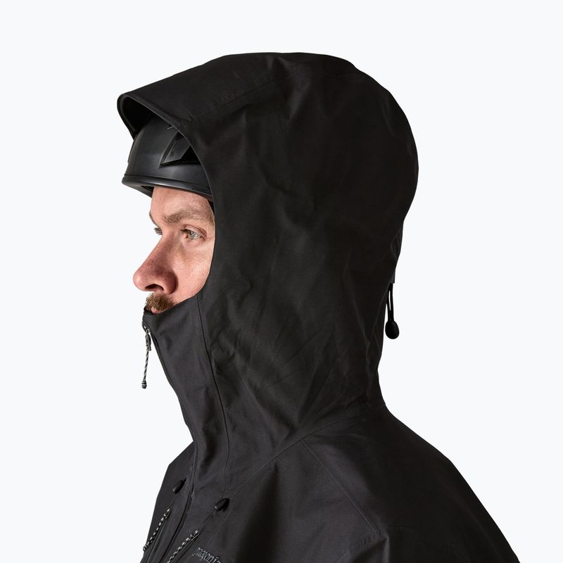 Patagonia giacca antipioggia da uomo Triolet nero 7