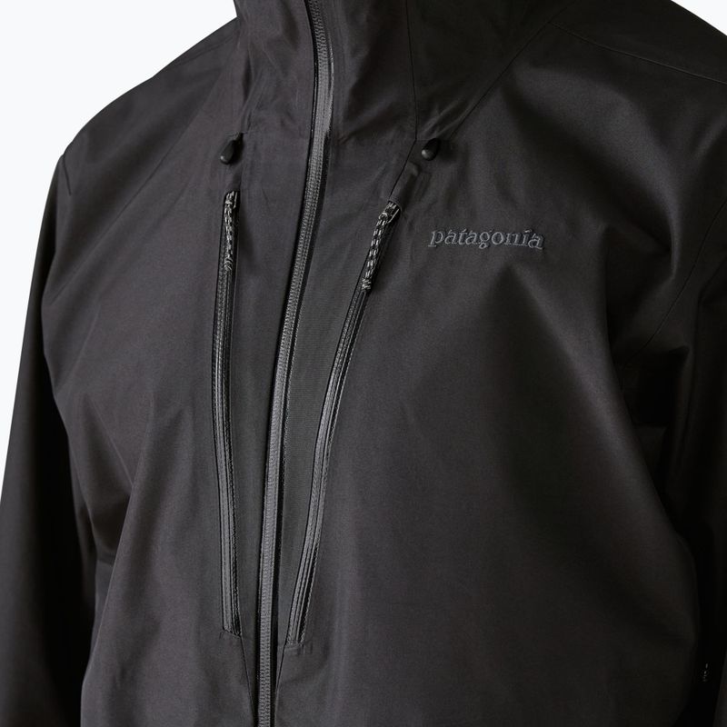 Patagonia giacca antipioggia da uomo Triolet nero 11