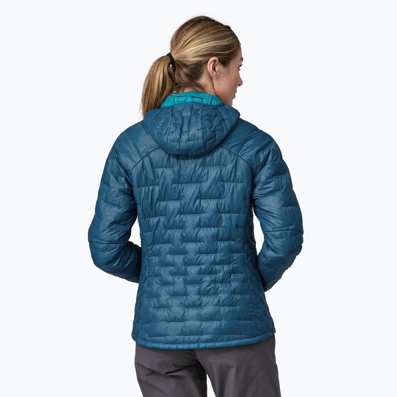 Giacca isolata da donna Patagonia Micro Puff Hoody blu lagom 2