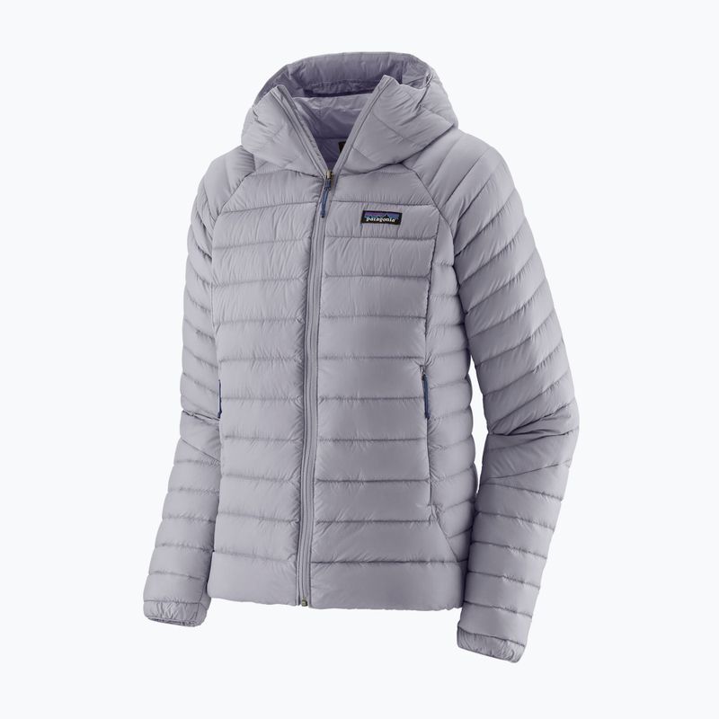 Felpa da donna Patagonia Down Sweater Hoody grigio arancia