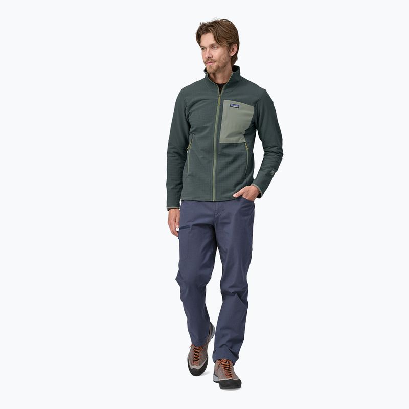 Giacca softshell Patagonia R2 TechFace da uomo verde nouveau 3