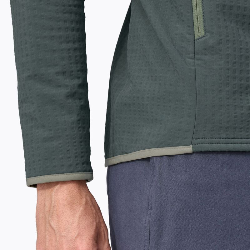 Giacca softshell Patagonia R2 TechFace da uomo verde nouveau 9