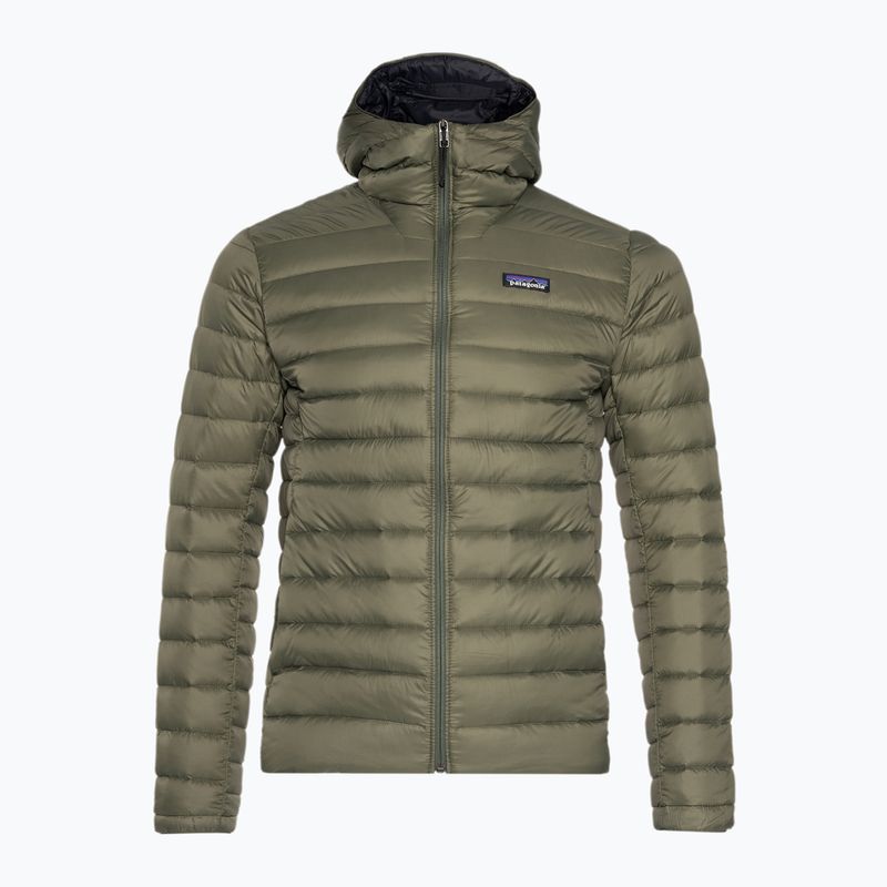 Patagonia Down Sweater Hoody verde bacino da uomo 3