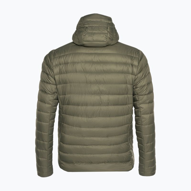 Patagonia Down Sweater Hoody verde bacino da uomo 4