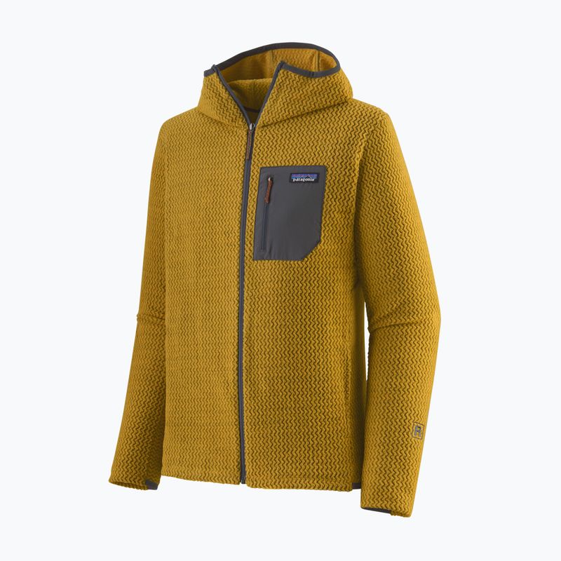 Felpa da trekking da uomo Patagonia R1 Air Full-Zip oro cosmico 5