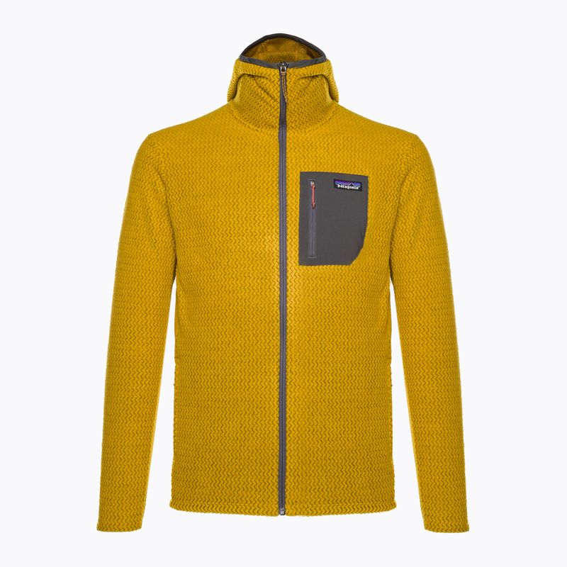 Felpa da trekking da uomo Patagonia R1 Air Full-Zip oro cosmico