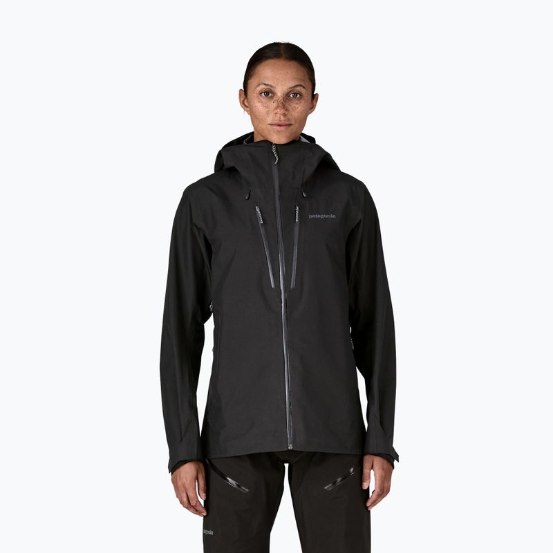 Patagonia giacca antipioggia donna Triolet nero