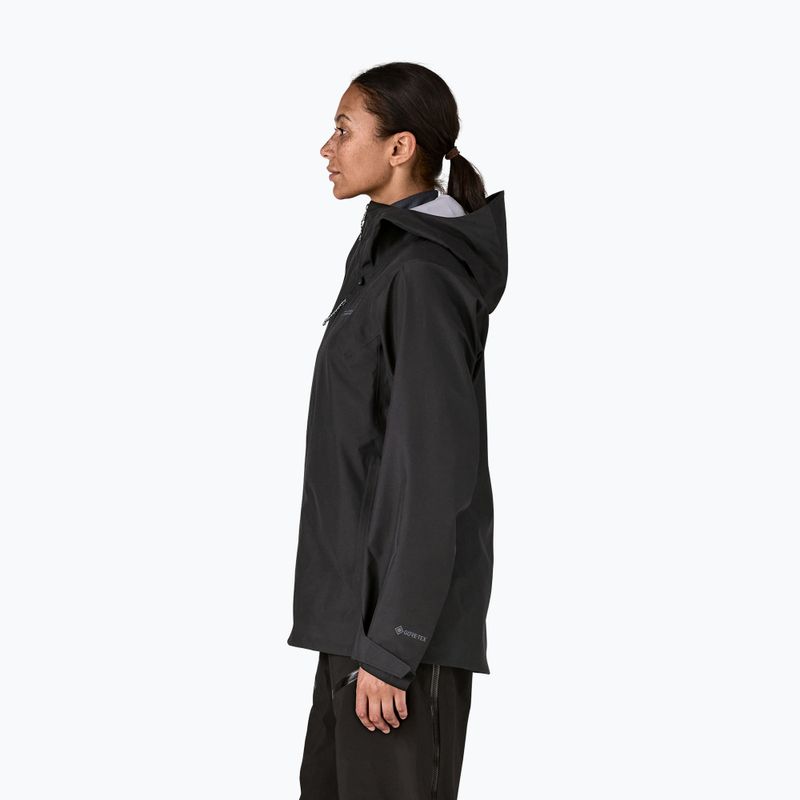 Patagonia giacca antipioggia donna Triolet nero 4