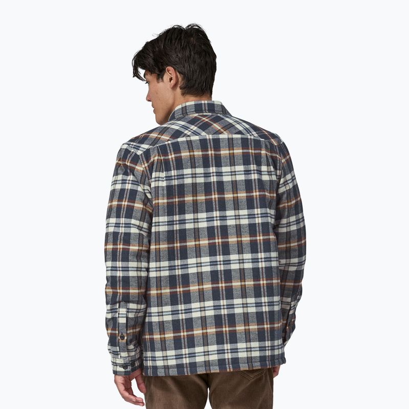 Camicia da uomo Patagonia Insulated Organic Cotton MW Fjord Flannel fields/new navy 2