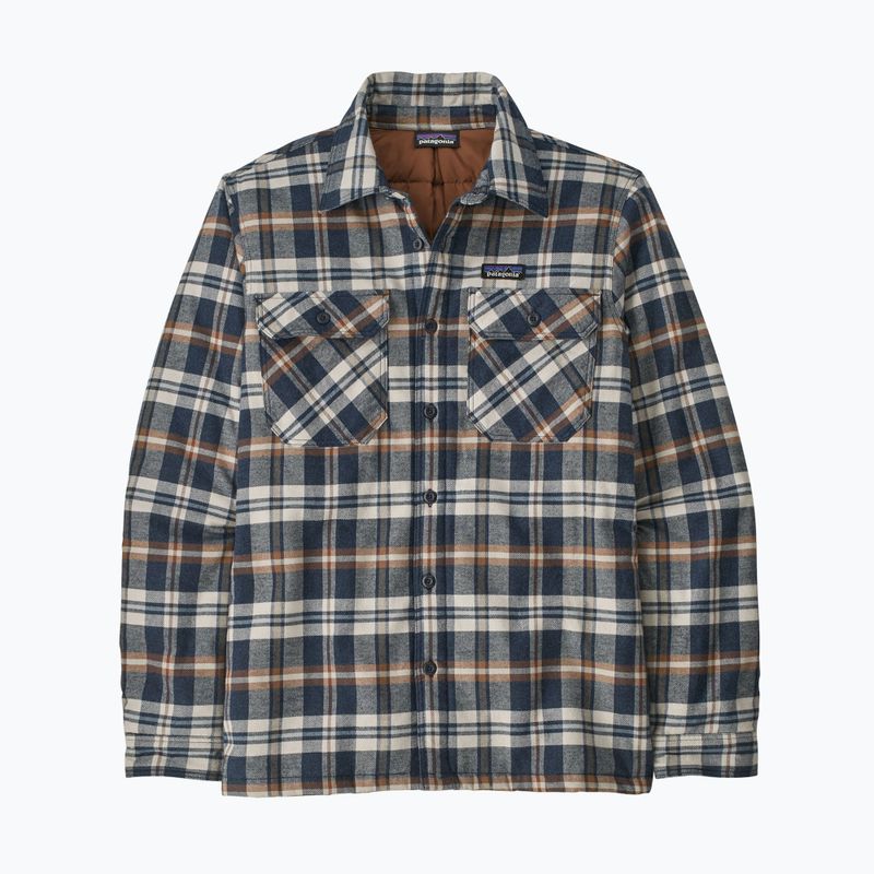 Camicia da uomo Patagonia Insulated Organic Cotton MW Fjord Flannel fields/new navy 4