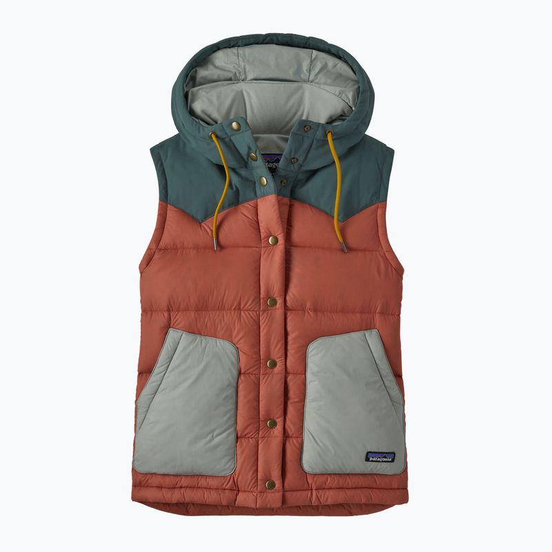 Patagonia donna senza maniche Bivy con cappuccio rosso bardiglio 6