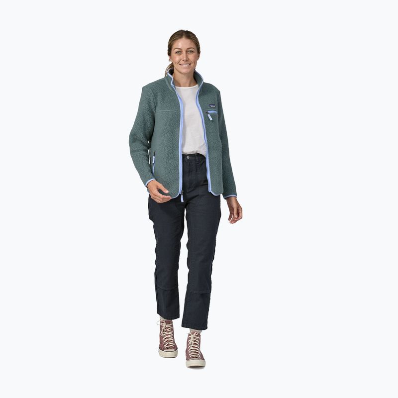 Felpa trekking donna Patagonia Retro Pile nouveau verde 3
