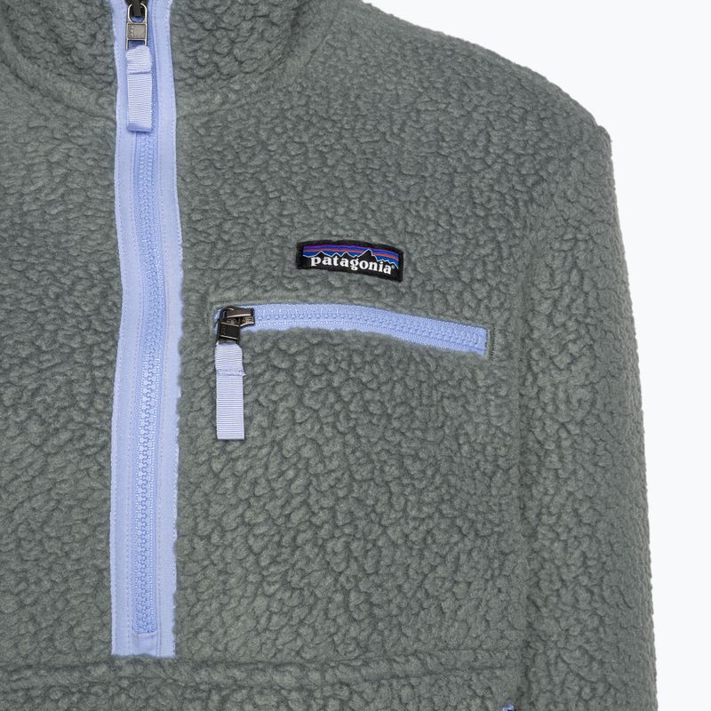 Felpa da donna Patagonia Retro Pile in pile Marsupial nouveau verde 5