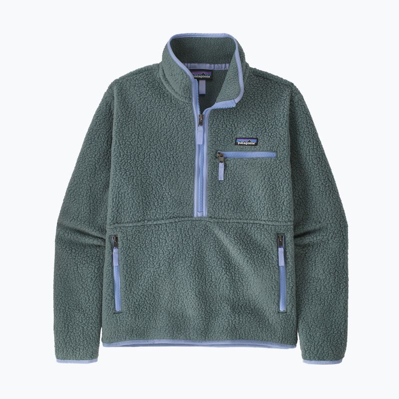 Felpa da donna Patagonia Retro Pile in pile Marsupial nouveau verde 7