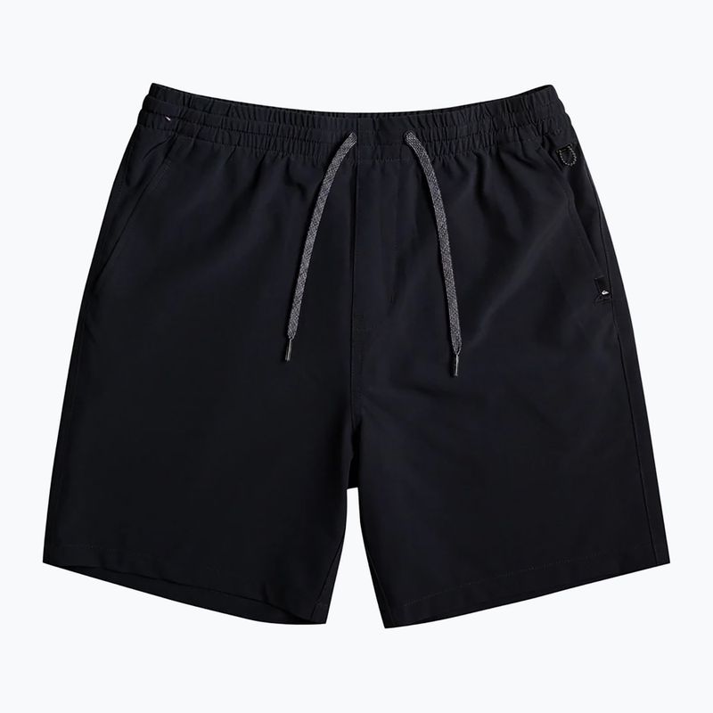 Pantaloncini da bagno Quiksilver Ocean Elastic 18" da uomo, nero