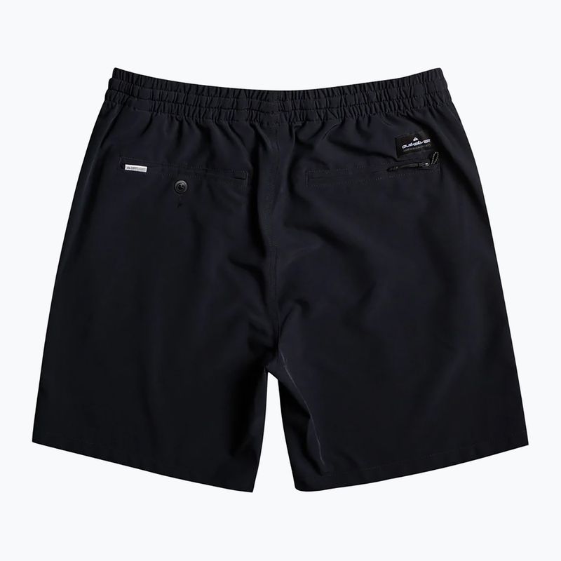 Pantaloncini da bagno Quiksilver Ocean Elastic 18" da uomo, nero 2