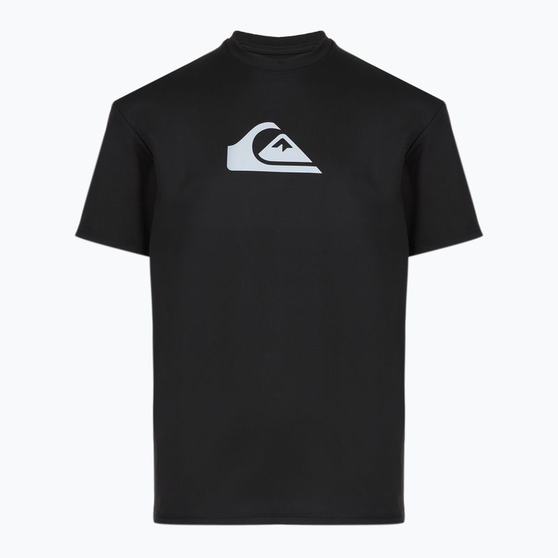 Camicia da bagno Quiksilver per bambini Solid Streak nero