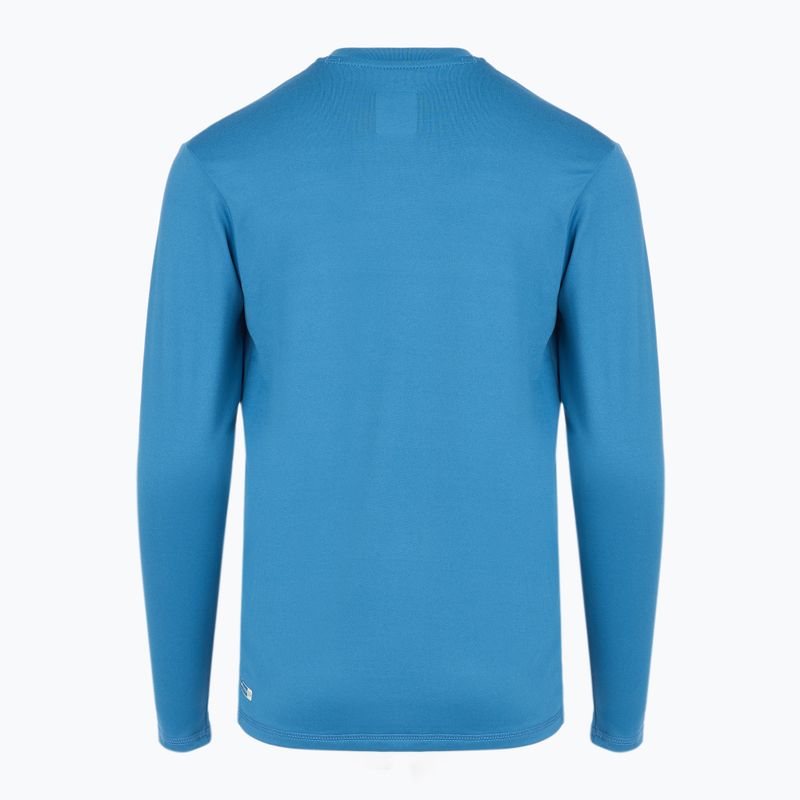 Quiksilver Solid Streak manica lunga da bagno blu per bambini 2