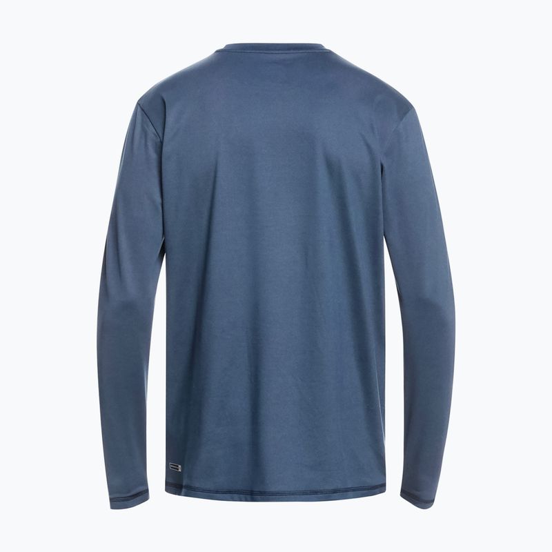 Uomo Quiksilver Solid Streak blazer navy/bianco manica lunga da nuoto 2