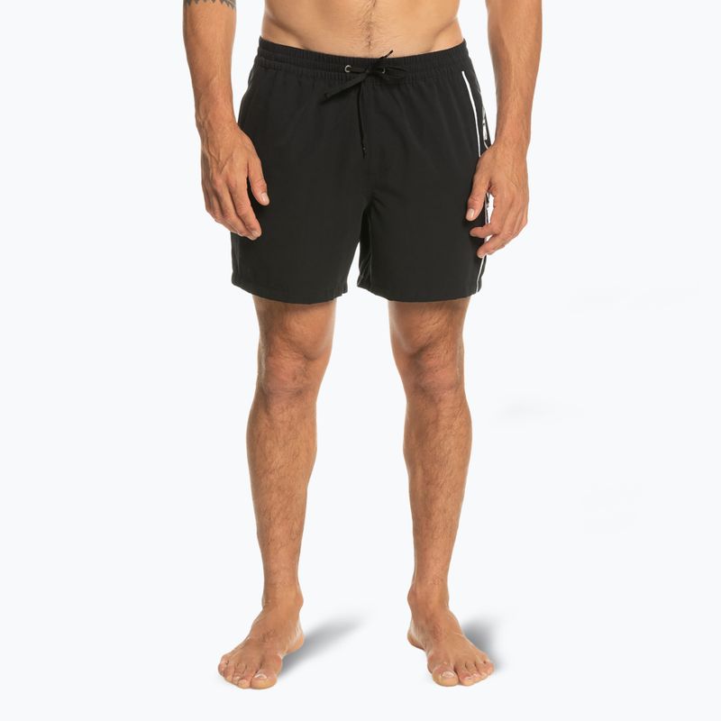 Pantaloncini da bagno Quiksilver Everyday Vert Volley 16" neri da uomo