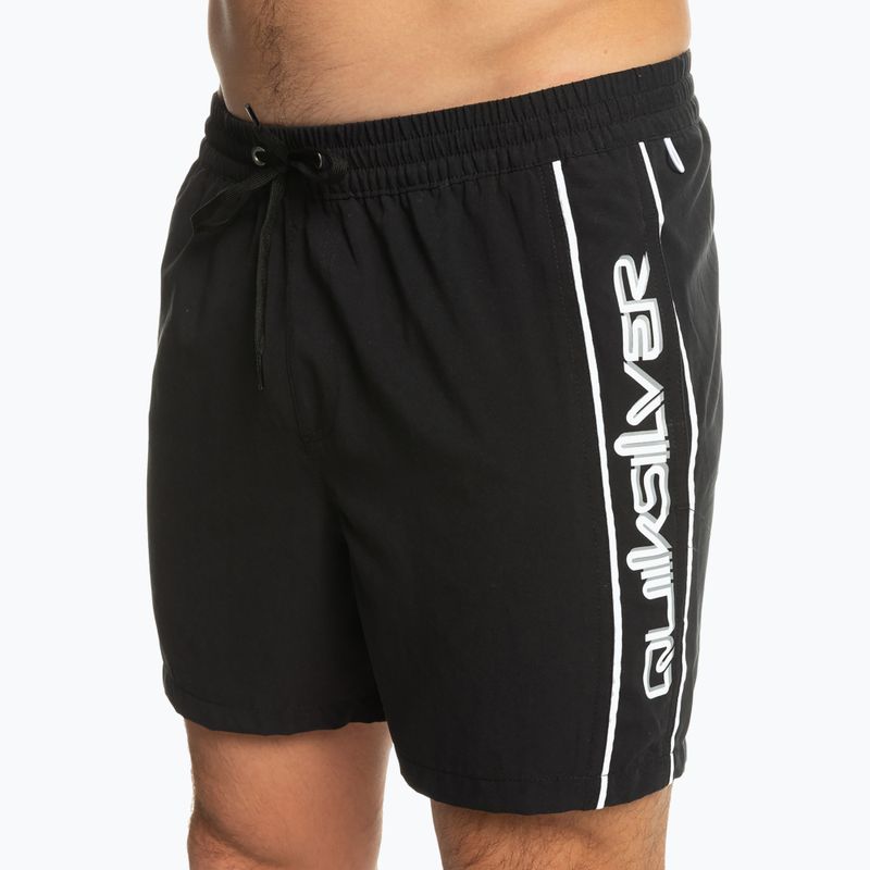 Pantaloncini da bagno Quiksilver Everyday Vert Volley 16" neri da uomo 5
