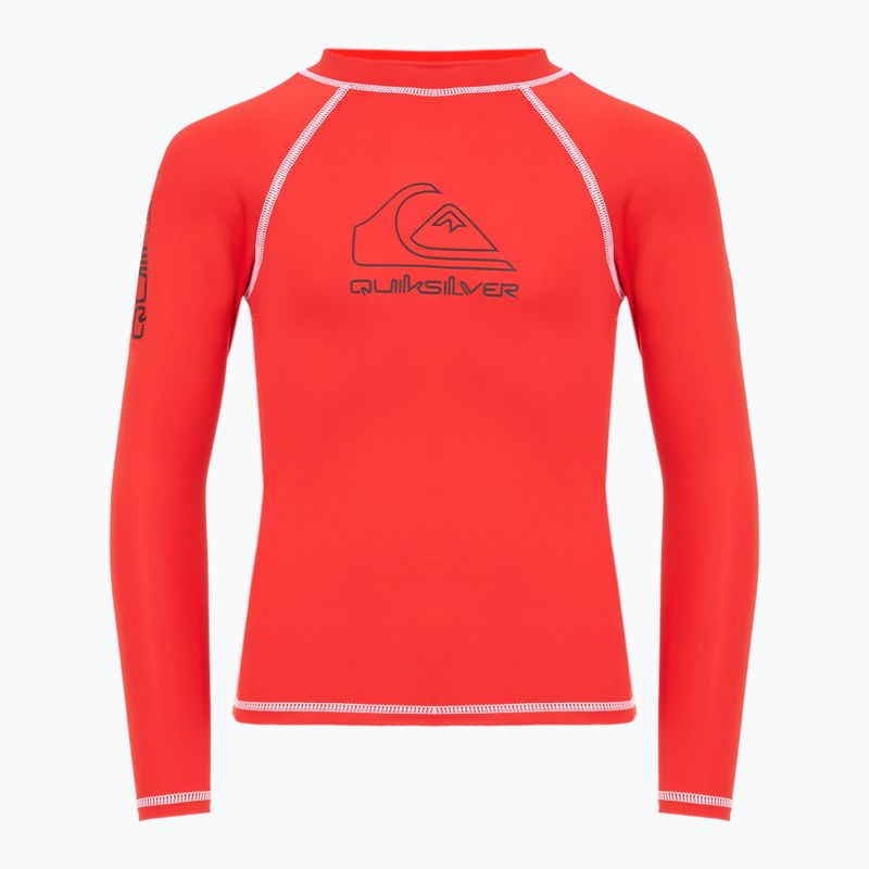 Quiksilver maniche lunghe nuoto bambino On Tour rosso
