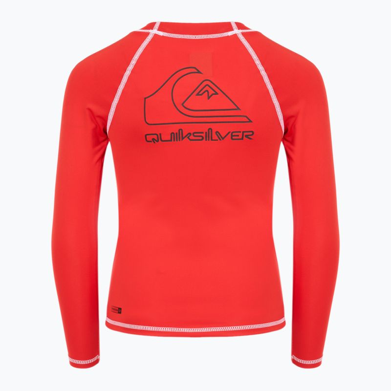 Quiksilver maniche lunghe nuoto bambino On Tour rosso 2