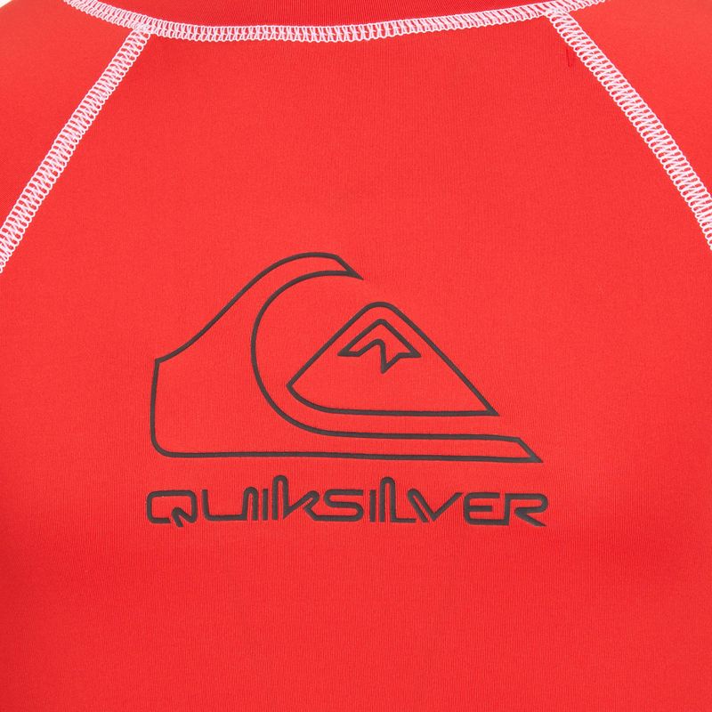 Quiksilver maniche lunghe nuoto bambino On Tour rosso 3