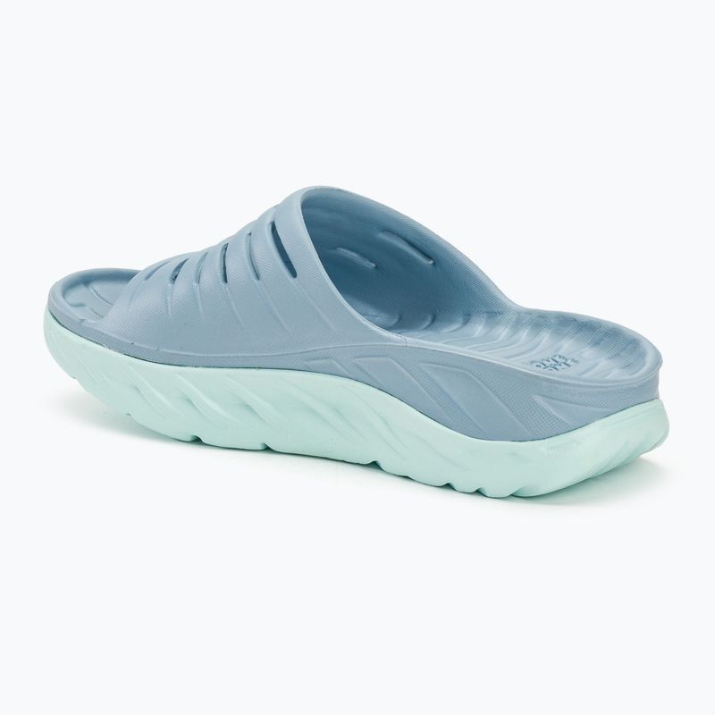 Infradito HOKA Ora Recovery Slide 2 donna, blu nebbia/blu vetro 3