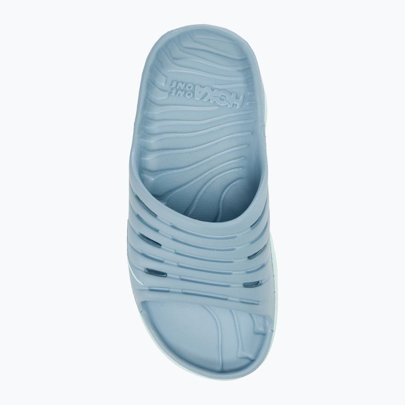 Infradito HOKA Ora Recovery Slide 2 donna, blu nebbia/blu vetro 5