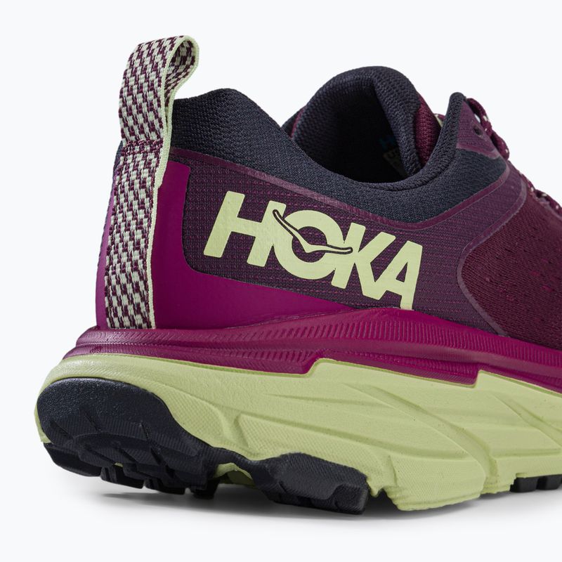 Scarpe da corsa da donna HOKA Challenger ATR 6 grape wine/butterfly 8