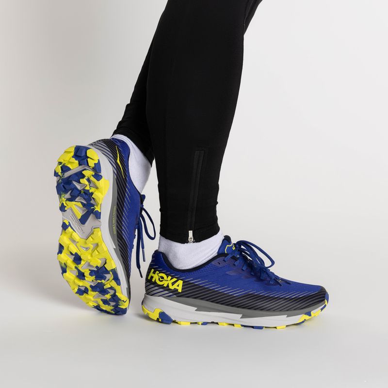 Scarpe da corsa da uomo HOKA Torrent 2 blu/pelle di squalo 3