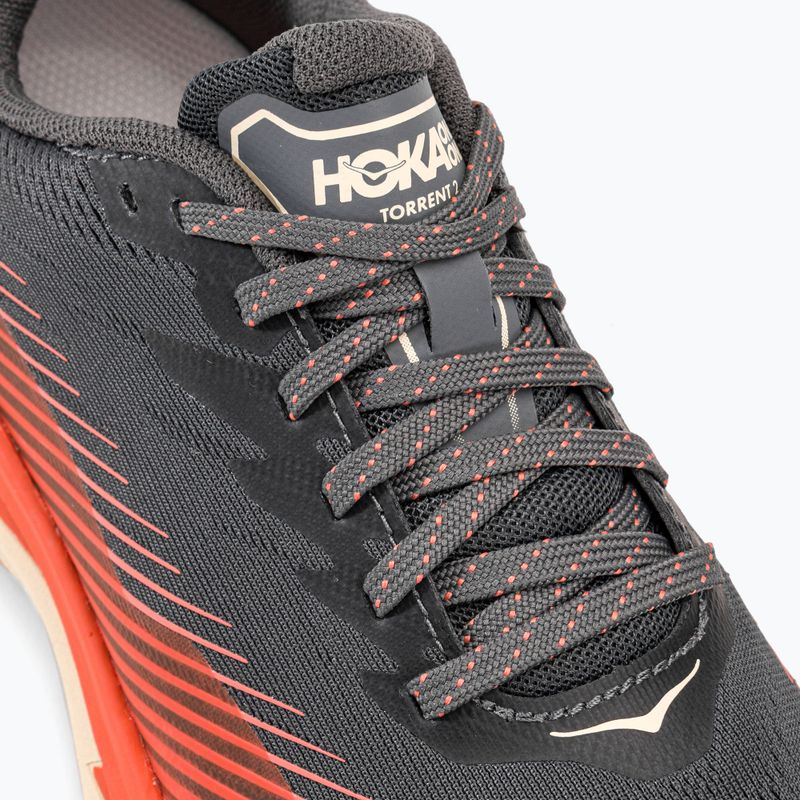 Scarpe da corsa da donna HOKA Torrent 2 castlerock/camellia 8