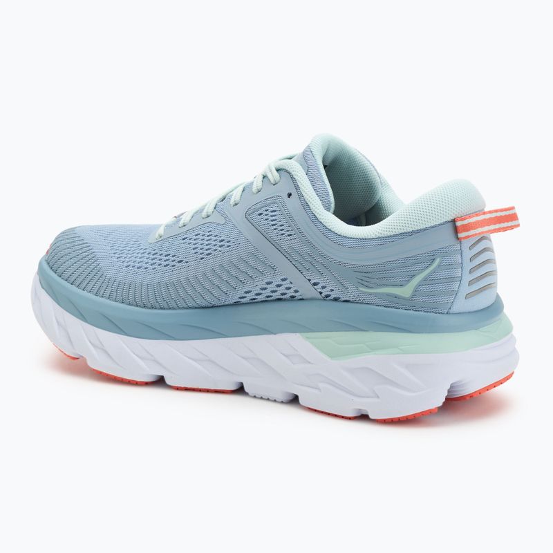 Scarpe da corsa da uomo HOKA Bondi 7 nebbia blu/vetro blu 3
