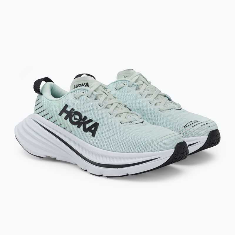 Scarpe da corsa da donna HOKA Bondi X vetro blu/veloce 6