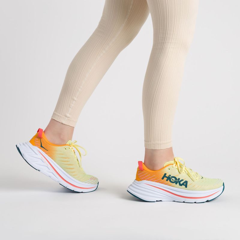 Scarpe da corsa da donna HOKA Bondi X giallo pera/giallo radiante 2