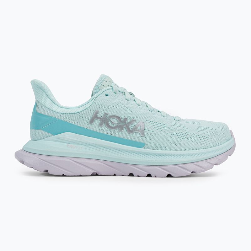 Scarpe da corsa da donna HOKA Mach 4 blu glass coastal shade 2
