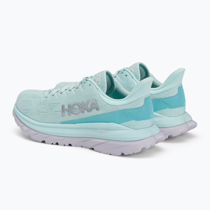 Scarpe da corsa da donna HOKA Mach 4 blu glass coastal shade 3
