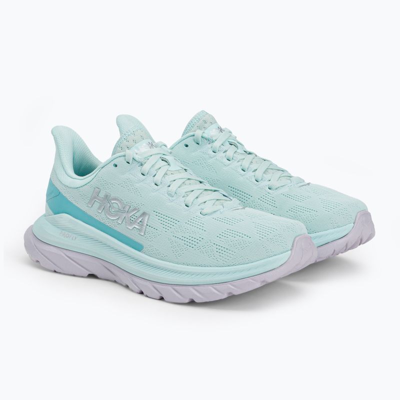 Scarpe da corsa da donna HOKA Mach 4 blu glass coastal shade 4