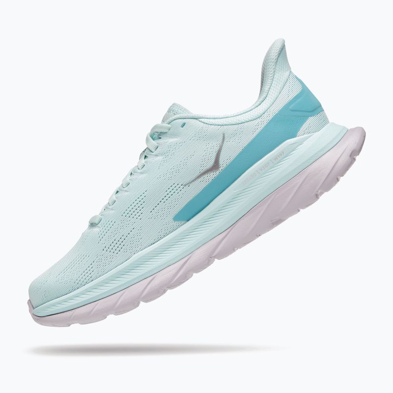Scarpe da corsa da donna HOKA Mach 4 blu glass coastal shade 12