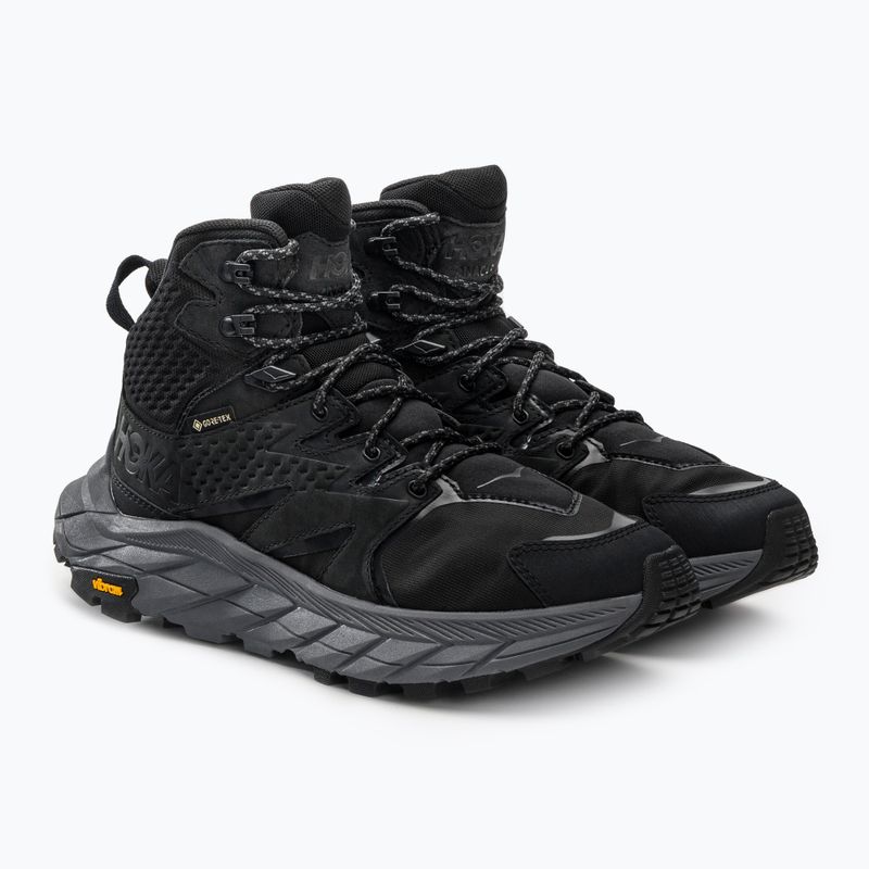 Stivali da trekking da donna HOKA Anacapa Mid GTX nero/nero 4