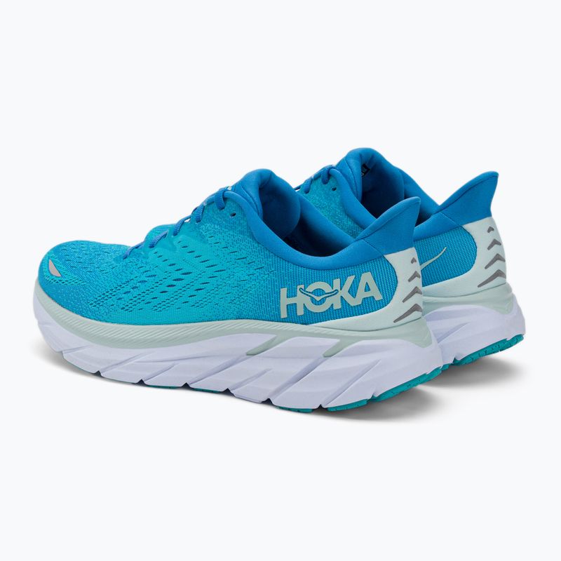 HOKA scarpe da corsa da uomo Clifton 8 blu ibiza/blu scuba 3