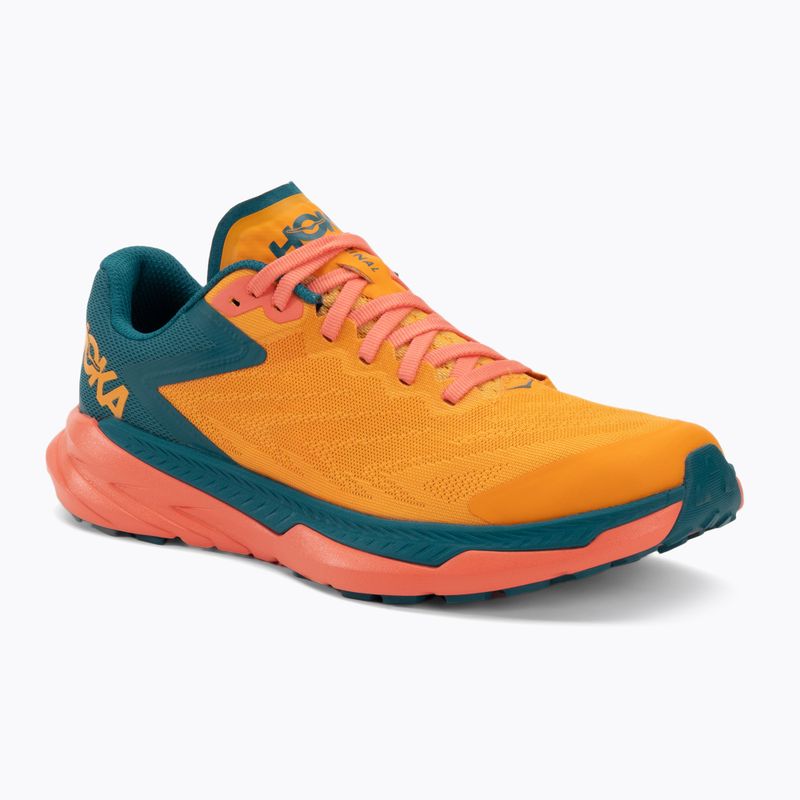 Scarpe da corsa da donna HOKA Zinal giallo radioso/camelia