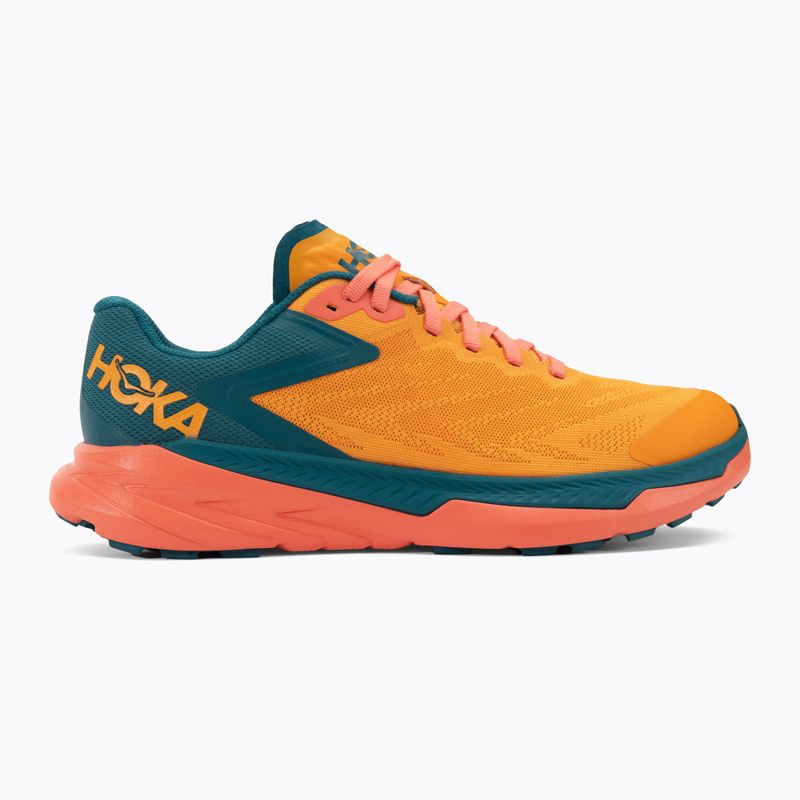 Scarpe da corsa da donna HOKA Zinal giallo radioso/camelia 2